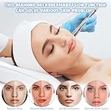 Upgraded 2 IN1 Diamond Microdermabrasion Machine, Beauty Star Professional Diamond Dermabrasion Facial Devices System at Home, Face Pore Cleansing Tool(65-68cmHg Vcuum Suction)