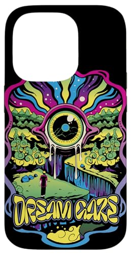 Dream Gaze Eye in Forest – Psychedelic Vision Case for iPhone 14 Pro