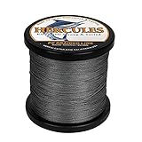 HERCULES Braided Fishing Line 12 Strands, 100-2000m 109-2196 Yards Braid Fish Line, 10lbs-420lbs Test PE Lines for Saltwater Freshwater - Grey, 100lbs, 1000m