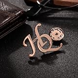 Personalized Initials Lapel Pin Brooch Suit Accessory Wedding Gifts for Anniversary Groom Best Man Women