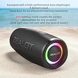 Bluetooth Speaker,Zealot Bluetooth Speaker,Portable Speaker with BassUp Technology,IP67 Waterproof Speaker,Speakers Bluetooth Wireless,20H Playtime,Stereo,EQ,Outddor Speaker for Beach,Camping,Gifts