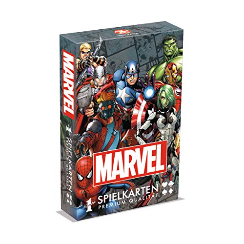 Winning Moves Number 1 Spielkarten - Marvel Universe - Marvel Fanartikel - Alter 8+ - Deutsch