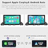 4G+64G Android 13 Car Radio for Mazda 3 Axela 2014-2019, Wireless Carplay&Android Auto Mazda Stereo with 9 Inch IPS Touch Screen, Support Bluetooth/Voice Control/GPS/WiFi/Back-up Camera/SWC/FM Radio