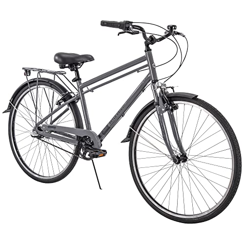 ROYCE UNION RMX 700c Mens 3-Speed Commuter Bike, 19" Aluminum Frame, Cool Gray