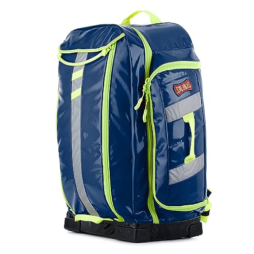 Statpacks New G3+ Breather All-Inclusive EMS Airway Management Backpack, Lightweight ALS BLS Trauma Bag for EMS, Police, Firefighters Blue