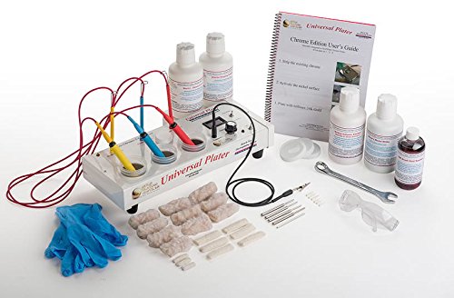 Universal Plater Gold Plating Kit- Chrome Edition - Brush Plating System with 24k Brush Gold Solution