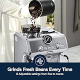 De'Longhi La Specialista Arte Evo Espresso Machine with Cold Brew, Manual Milk Frother, Barista Kit for Latte, Cappuccino, Built-in Grinder, EC9255M