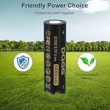 DQGG 3.7 Volt 21700 Rechargeable Battery with Charger 5000mAh Battery 2Pcs Large Capacity Batteries for LED Flashlight, Headlamps, Doorbells, Toys, Cameras etc