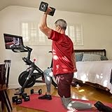 Peloton Bike+ | Indoor Stationary Exercise Bike with 24” HD, Anti-Reflective Rotating Touchscreen