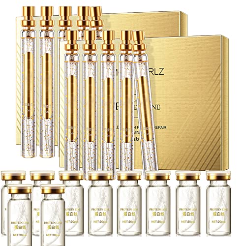 Hilos De Colageno Absorbibles Para La Cara, Brillo De La Piel, Reduce Las Líneas Finas Y Las Arrugas (10Pcs Serum+200Pcs Collagen Thread)