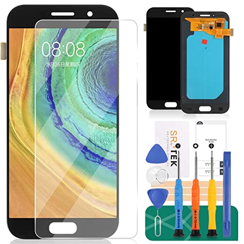 AMOLED for Samsung Galaxy A5 2017 Screen Replacement for Samsung A5 LCD Display for SM-A520F SM-A520W Digitizer Touch Screen Assembly Replacement Repair Parts(NOT TFT)