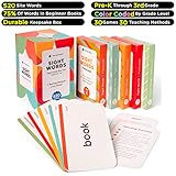 Think Tank Scholar 520 Sight Words Flash Cards (Award-Winning) Dolch & Fry, High Frequency Words - Preschool (Pre K) Kindergarten 1st 2nd 3rd Grade Homeschool (Kids Ages 3, 4, 5, 6, 7, 8, 9) Set