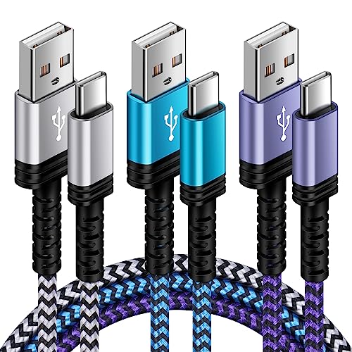 10FT Samsung Charger Fast Charging Cable for Google Pixel 9a/9 Pro XL Fold/7a/6a/8Pro/8/8a/5/4,Samsung Galaxy S25 Edge/S25 Ultra/S24,USB Type C Cable Car Auto Android Phone Long Type C to USB A Cord