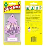 LITTLE TREES Air Fresheners Car Air Freshener. Hanging Tree Provides Long Lasting Scent for Auto or Home. Lavender, 24 Air Fresheners