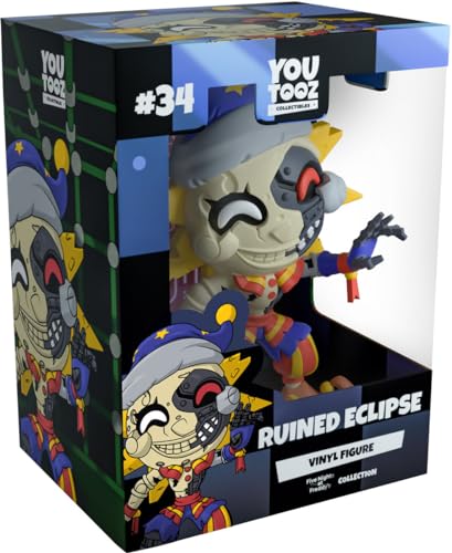 Youtooz FNAF Ruined Eclipse 4.9", Ruined Eclipse Vinyl Figure, Collectible Ruined Eclipse from Five Nights at Freddy's by Youtooz FNAF Collection