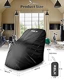 RELX Massage Chair Cover, Full Body Shiatsu Massage Chair Cover with Drawstring, Waterproof & Dustproof Cover, Removable Shield, Storage, Machine Washable (Grey)