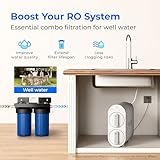 Waterdrop G2 Reverse Osmosis System, 7 Stage Tankless RO Water Filter System, Under Sink Water Filtration System, 400 GPD, 1:1 Pure to Drain, Reduces TDS, FCC Listed, USA Tech, WD-G2-W