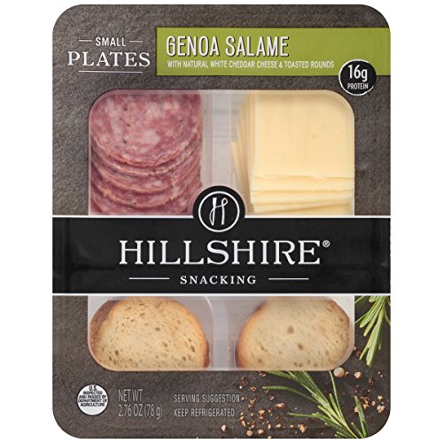 Hillshire Snacking Small Plates, Genoa Salame and White Cheddar Cheese, 2.76 oz. (12 count)