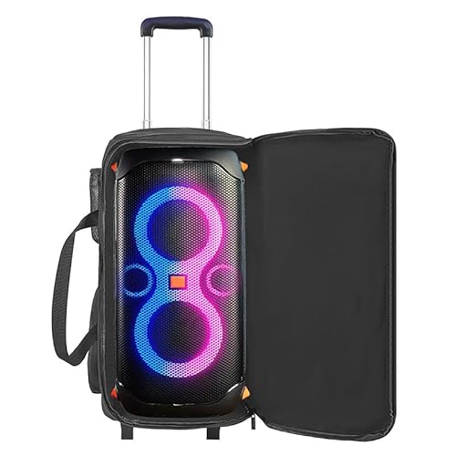 Zephyrona Case Bag for JBL PARTYBOX 110/100 Speaker Trolley Rolling Tote Bag Protective Cover Portable Party Speaker Bag with Retractable Pull Handle