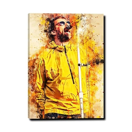 Liam Gallagher Decorative Painting Art Poster Picture modern Home Bedroom HD Print Kitchen Office Framed or Unframed (16x24inch framed)