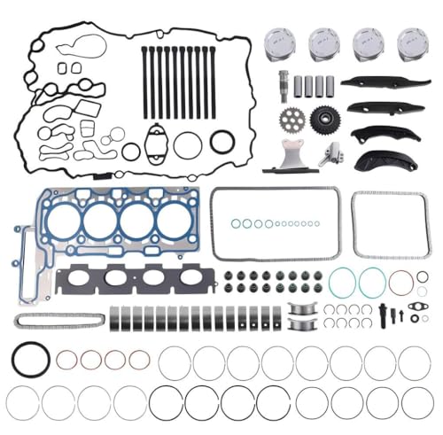 GOIPKO 11317617472 Engine Rebuild Piston Gasket Timing Kit Fit for BMW Mini 330i F30 F32 F36 G20 G30 B46 B48 2.0T Replace# 11317617474, 11317617488