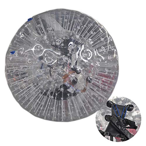 Human Hamster Ball Inflatable 8.2ft/2.5m Zorb Ball Bubble Soccer for Outdoor Sport, Zorbing Ramp