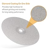 HARFINGTON Diamond Flat Lap Disc Set 6" x 1/2" Arbor 120/240/600/1000/1200/1500/2000/2500/3000 Grit Abrasive Wheel Lapping for Grinding Sanding Ceramics, Glass, Stones