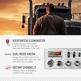 Cobra 29 NW AM/FM Classic Professional CB Radio - Easy to Operate Emergency Radio, Travel Essentials, Instant Channel 9/19, Full 40 Channels, SWR Calibration and NightWatch Illumination Display, Black