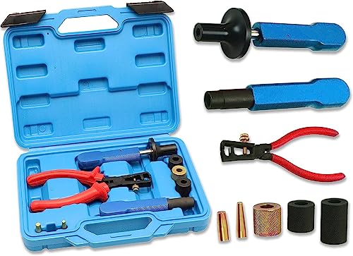 Fuel Injector Install and Remove Tool, Oil Seal Remover Installer Tool Kit Compatible for BMW N55 N63 S55 S63 B38 B48 Automotive Engine Timing Tool Kit with 2 Aid Sets