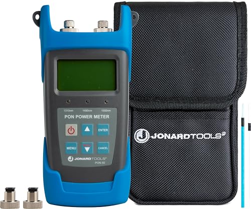 Jonard Tools PON-50 Passive Optical Network Power Meter (-35 to +15 dBm) for BPON/EPON/GPON