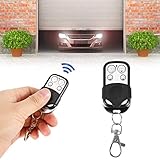 Decdeal 10Pcs Electric Cloning Universal Gate Garage Door Opener Remote Control Fobs 433MHz Replacement Key Fob