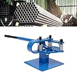 Pipe Tube Bender,Manual Tube Bender W/7 Dies Tubing,1"-3" Heavy Duty Tube Bender Tubing of Steel Metal Copper, for Repair Shops