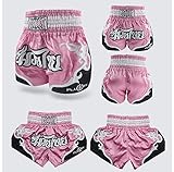 FLUORY Muay Thai Fight Shorts,MMA Shorts Clothing Training Cage Fighting Grappling Martial Arts Kickboxing Shorts Clothing