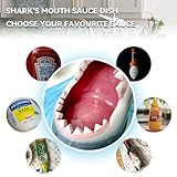 Shark Sushi Plate Sushi Boat Sushi Tray Shark Attack Ceramic Sushi Plate Food Safe Materials Suitable for Microwave Oven Freezer Dishwasher