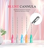 Blunt Cannula for Face and Body, Sterile Individual Packaging,20pcs (25G-50mm)