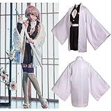 Vibsion Mitsuri Cosplay Costume Mitsuri Kanroji Kimetsu no Yaiba Cosplay Outfit Kimono Uniform Full Set Halloween XL