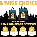 Wise Owl Outfitters Camping Towel Ultra Soft Compact Quick Dry Microfiber - Great for Fitness, Hiking, Yoga, Travel, Sports, Backpacking & The Gym - Free Bonus Hand Towel 24x48 MB