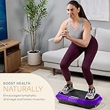 Lifepro Waver Vibration Plate Exercise Machine – High-Intensity Vibration for Muscle Activation, Full-Body Workout Vibrating Platform with Loop Bands, Fitness Equipment for Strength Toning & Fat Loss