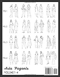 400 Outfits To Style: Volume 1 - 4: Modern Casual Runway Clothing To Design & Color: Adult Fashion Coloring Book For Women, Teens, Young Artists & Fashion Designers