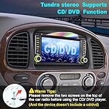 7 Inch Head Unit Car Radio for Toyota 4Runner 2003-2009, for Tundra 2003-2006, for Sequoia 2003-2007, Car Stereo with CD/DVD Player- CarPlay & Android Auto,Bluetooth & FM Radio