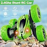 ORRENTE Remote Control Car, RC Cars Toys for Ages 5-7, 2.4GHz 4WD Fast RC Car Kids Toys for Ages 8-13, Double Sided 360° Rotating Monster Truck Toys for Girls RC Truck Toy Cars for Boys