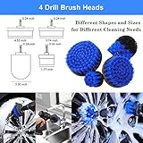 26Pcs Car Detailing Brush Set, Car Detailing Kit, Car Detailing Brushes, Car Cleaning Kit, Car Windshield Cleaning Tool, Professional Car Care kit - Car Wash Brush kit for Interior Exterior Wheels