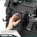 Savior Equipment Wall Rack System Heavy-Duty Steel Tactical Rifle Carbine Shotgun Handgun Storage Wall Mount, Modular Firearms Gun Wall Gear Accessories Organizer, Holds up to 6 Rifles & 6 Pistols