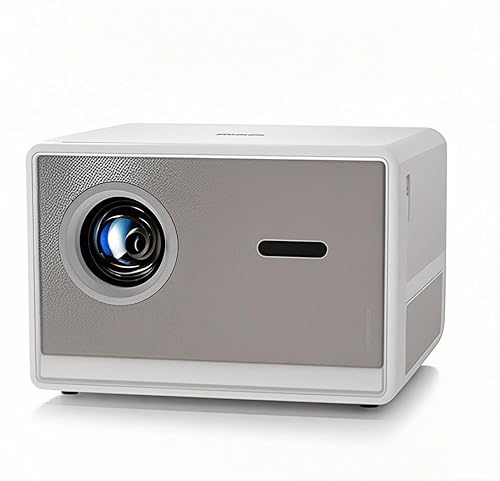 [Netflix Officially & Electric Focus]Projector with WiFi and Bluetooth｜3 Years Protection｜600ANSI Native 1080P/4K Supported｜Short Throw Projecto for Home & Outdoor｜Built-in Apps