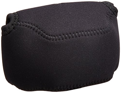 OP/TECH USA Soft Pouch – Compact digital camera case, lightweight accessories pouch, sleek neoprene sleeve for DSLR, perfect for backpacks & travel – durable protection in style D-Compact | Black