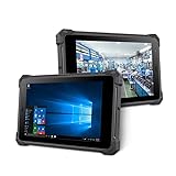 RUGLINE Rugged Tablet, 8 inch Windows 10 Rugged Tablet, 4G LTE, GPS, Water Resistance, 7.6V 5000mAh Battery, 8GB RAM/128GB ROM, Bluetooth, Dual Wi-Fi for Enterprise Work Field