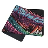 16in*35.5in The Most fire Hyper Beast CS GO Large 3D Mouse Pad Overlock Edge Big Gaming Mouse Pad Send Boyfriend The Best Gift (Black)