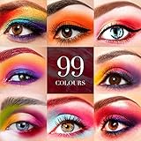 BONNIE CHOICE 99 Colors Eyeshadow Palette, Colorful Eyeshadow Palette, Professional Matte Shimmer Glitter Rainbow Makeup Pallet, Colorful Long Lasting Highly Pigmented Eye Shadow Gifts for Women