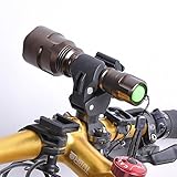 Belicheto 2 Pack Bike Flashlight Holder, Universal Flashlight Mount Holder 360º Rotation, Mount Bicycle Mounting Bracket Flashlight Holder Torch Clip for Cycling, Riding