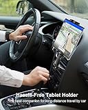 woleyi CD Slot Tablet Holder for Car - [Height Adjustable] Car Tablet Mount CD Player, Ultra Sturdy Car CD Tray Tablet Stand for iPad Pro 12.9 Air Mini, Galaxy Tabs, Cell Phones, Fire, 4-13" Devices